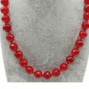 Handmade Red Jade necklace